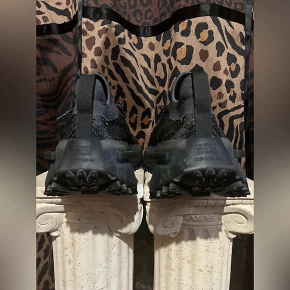 Adidas NMD S1 Tiger Stripe Black Sz 10.5 - Picture 3 of 6